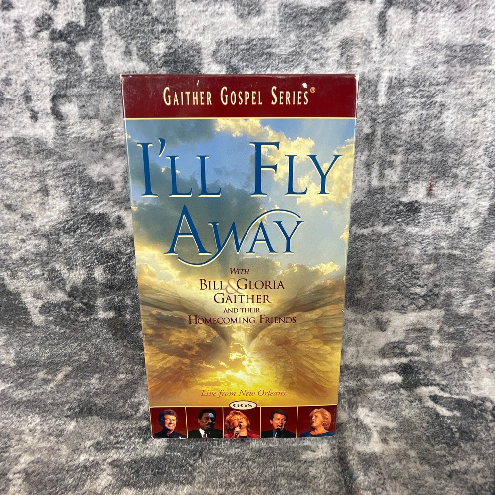 Vtg Bill Gloria Gaither I'll Fly Away VHS 2002 Gospel‎ Music Live New Orleans